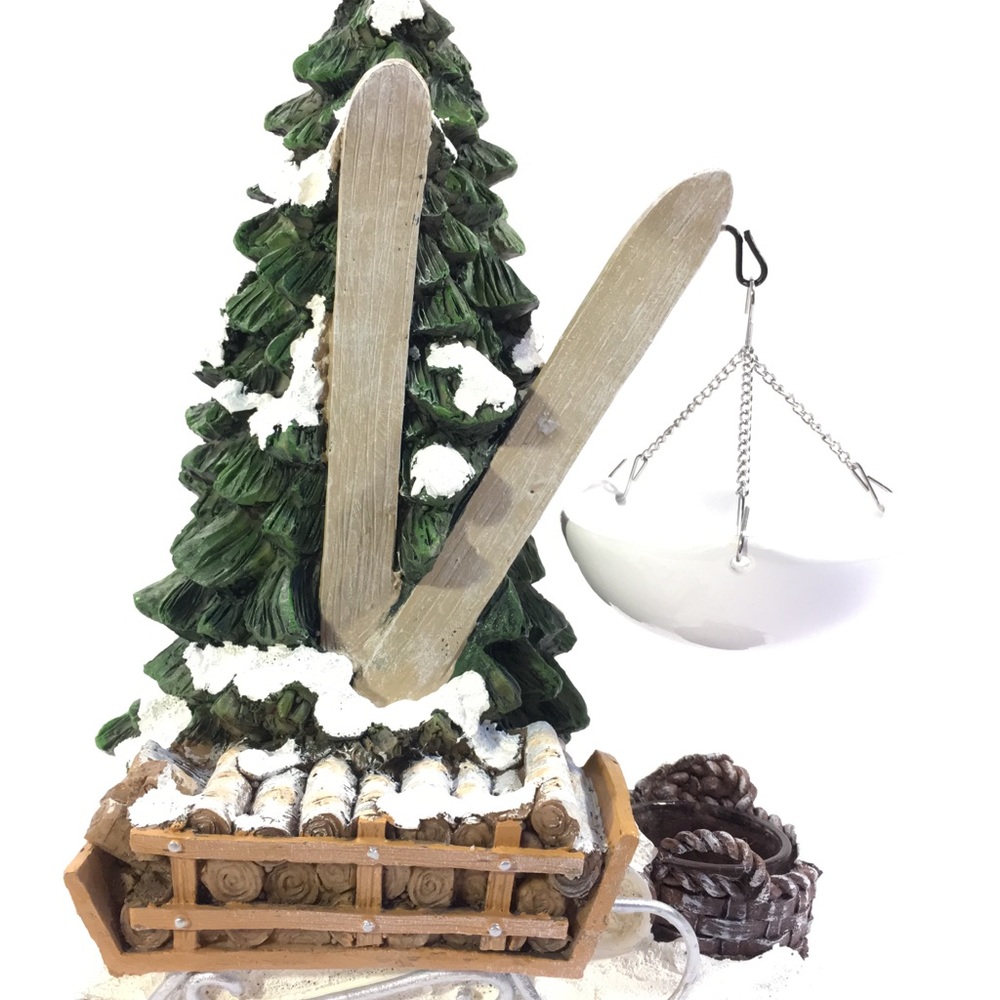 Yankee Candle Hanging Tree Sled Ski Tart Warmer